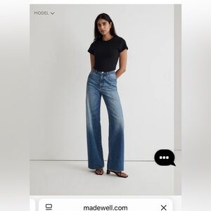 Madewell Jeans Super-Wide Jeans 28P